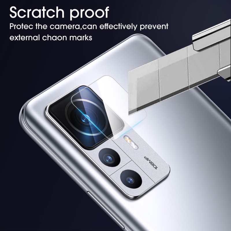[Harga Grosir] Pelindung Kamera Belakang Anti Minyak Hidrofobik Film Pelindung Lensa Anti Gores Anti Jatuh Ditingkatkan HD Tempered Glass Lens Film Untuk Xiaomi Mi 12T Pro