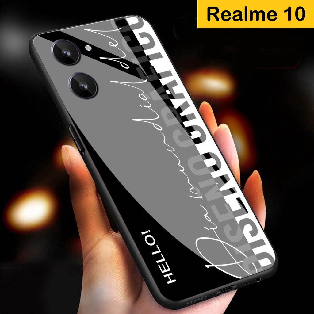 Softcase Glass [S58] REALME 10 4G - casing pelindung - REALME 10 4G - pelindung handphone - REALME 1