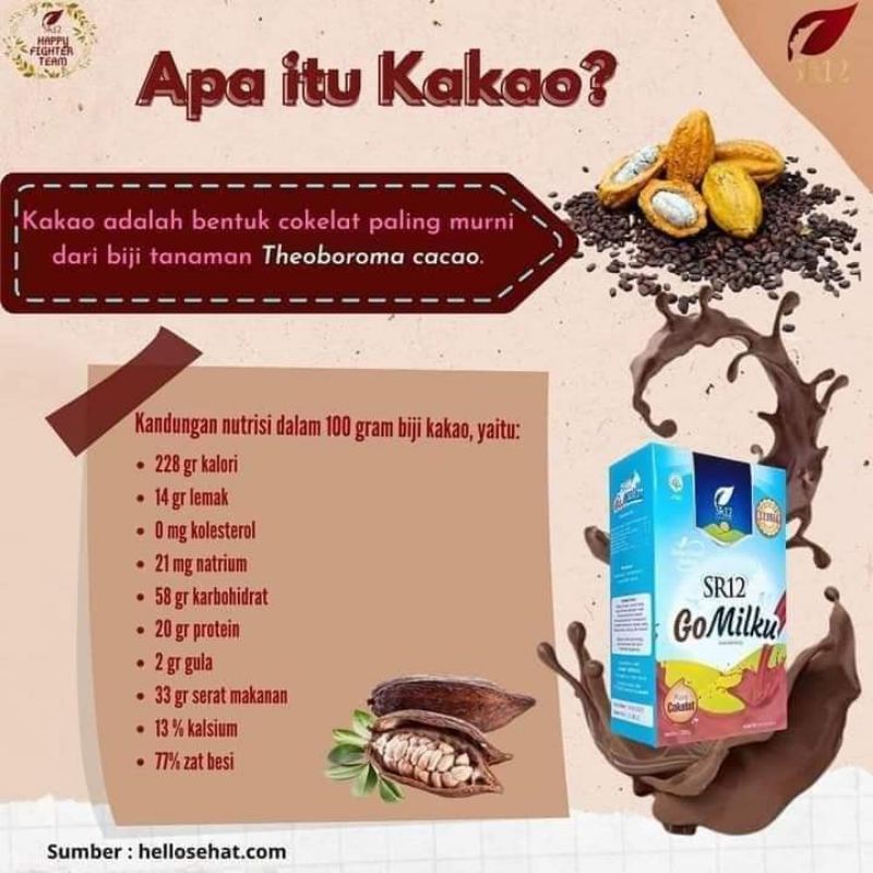 

gomilku coklat SR12 isi 600gr