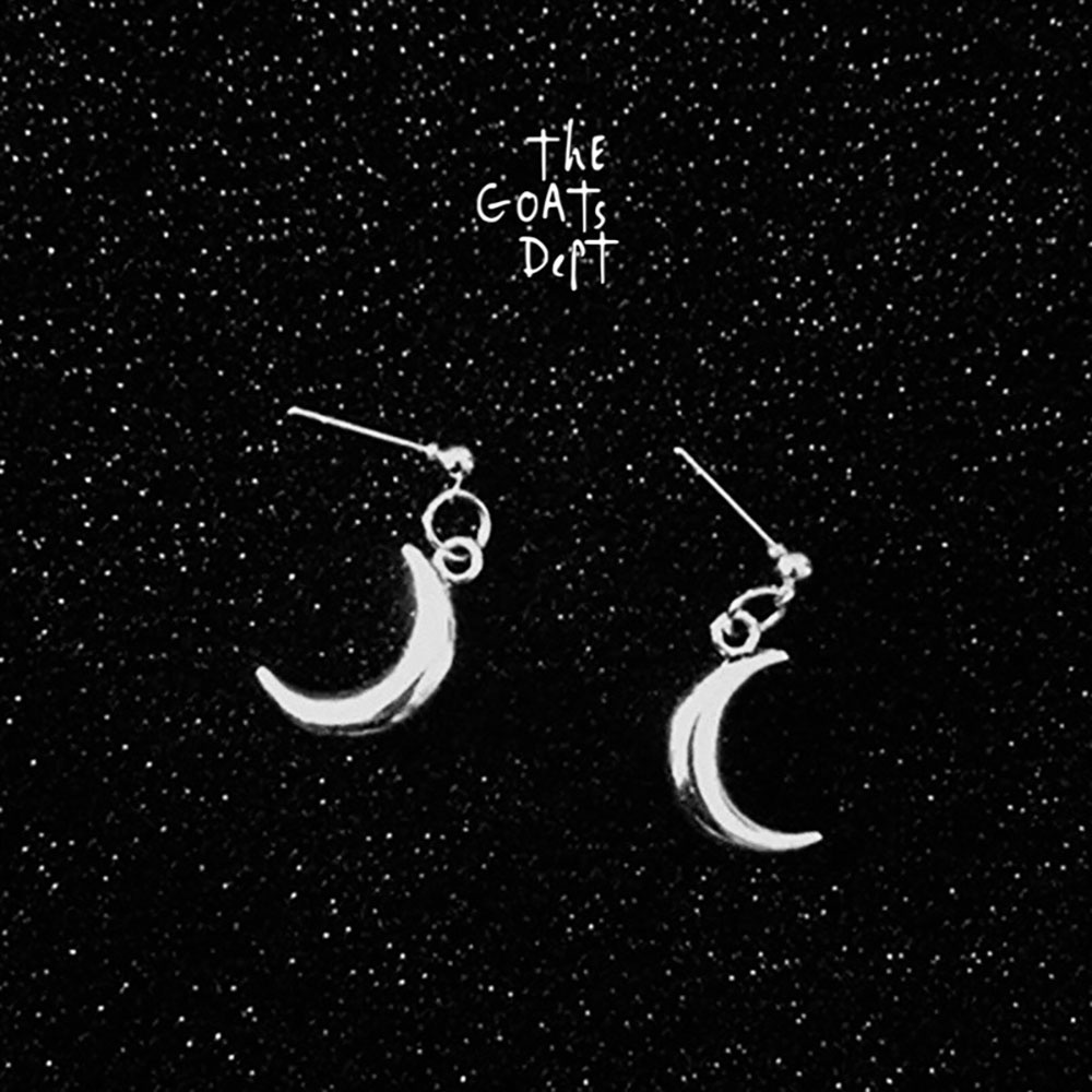 The Goats Dept - Cresent Moon Earrings / tgd616 anting 1 buah original bulan sabit silver perak gaya