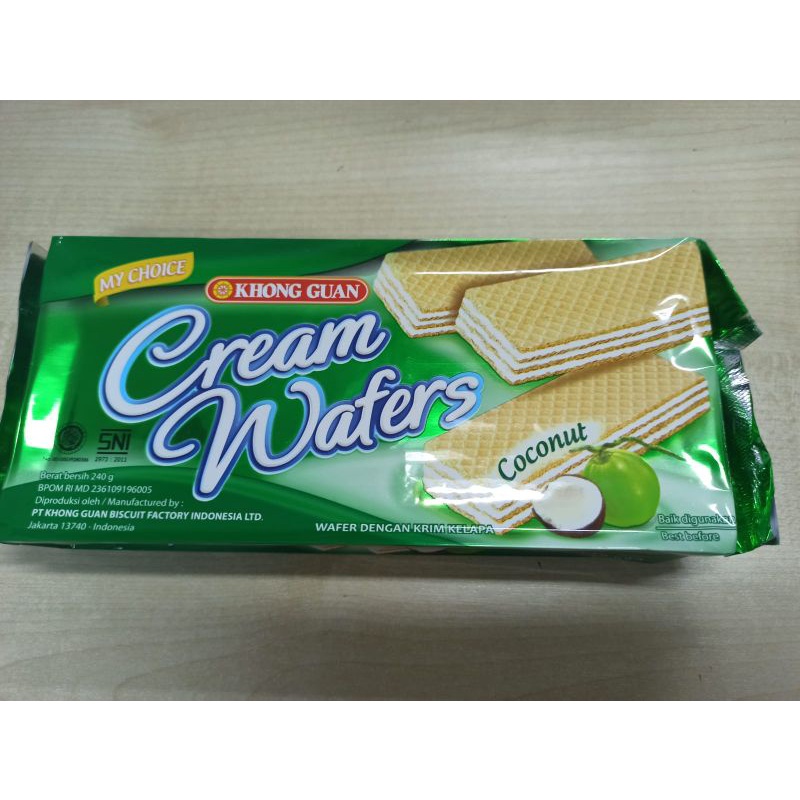 

cream wafer
