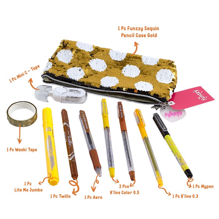 

STANDARD PAKET PENCIL CASE YELLOW SERIES