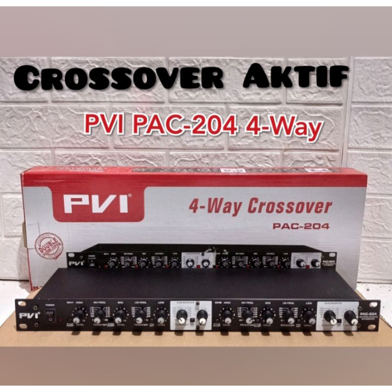 Crossover Aktif PVI PAC 204 4 way