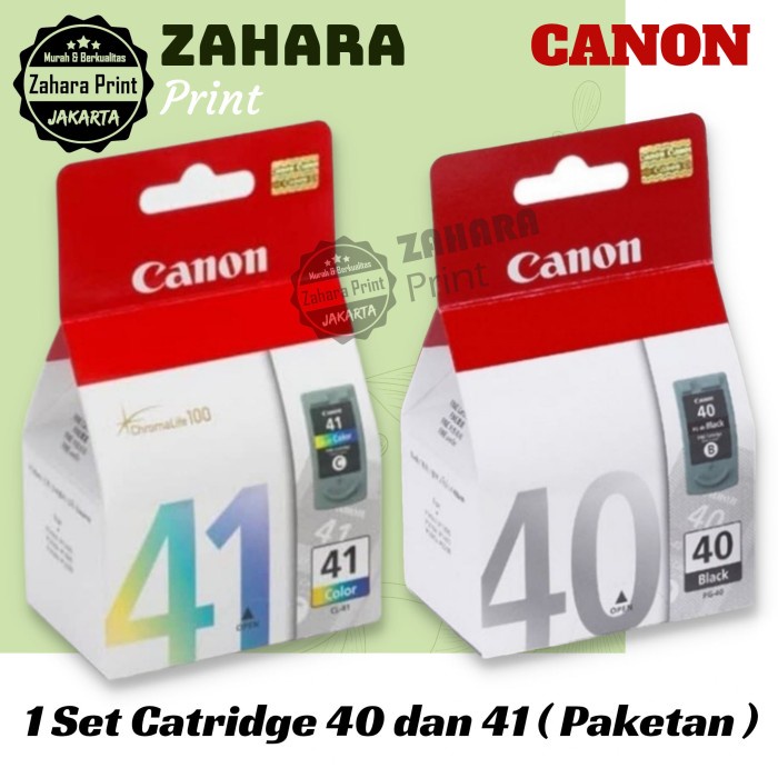 Cartridge Canon Cl-41 &Pg-40 Paketan