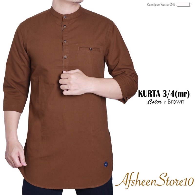 KURTA 3/4 Koko Kurta Lengan 3/4 Original Brand Agera