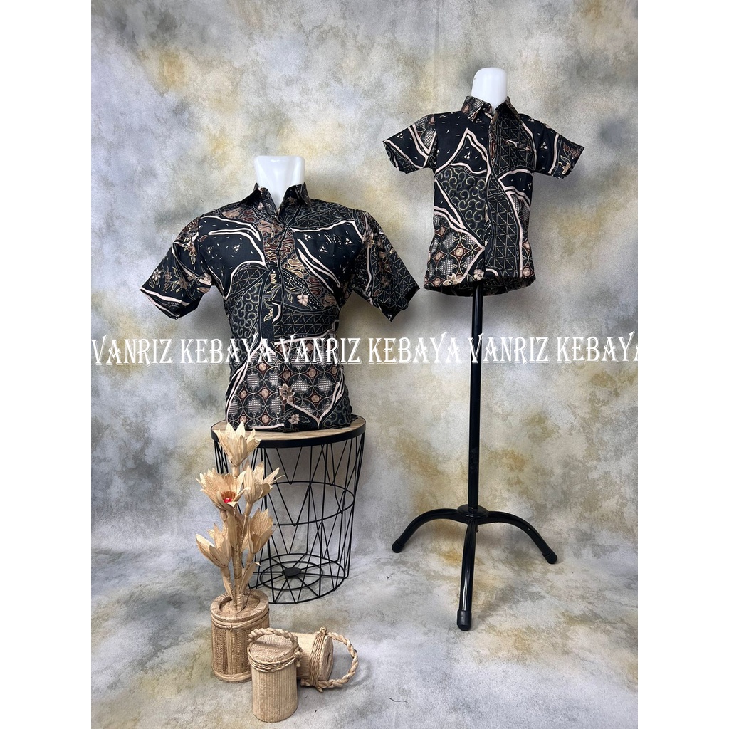 BATIK DEWASA COUPLE BATIK ANAK / BATIK ANAK COUPLE AYAH / BATIK COUPLE ANAK BAPAK / KEMEJA BATIK COUPLE AYAH ANAK