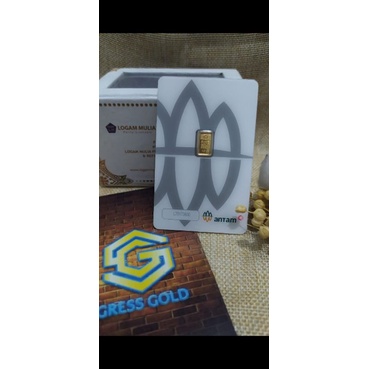 Logam Mulia Antam 0.5 Gram Certicard Redmark 2022