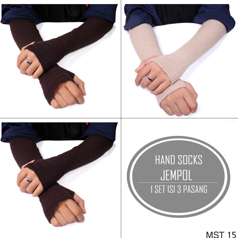 Hand Sock Muslimah Isi 3 Pcs - MST 11