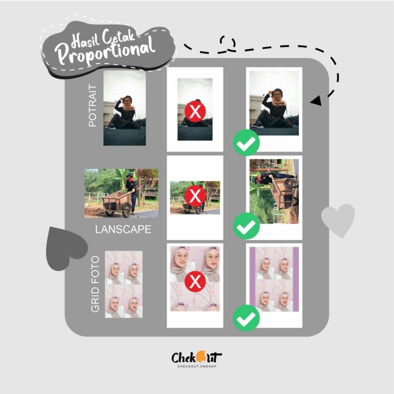 CETAK FOTO POLAROID 2R (6X9) Paket isi 100