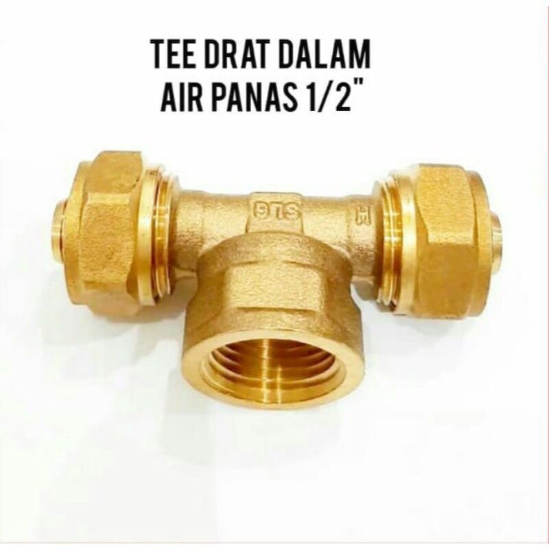 sambungan t pipa drat dalam / sambungan pipa water heater