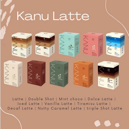 Maxim Kanu Korean Coffee / Kopi Korea / Decaf Latte / Triple Shot Latte/ Dolce Latte / Ice Latte