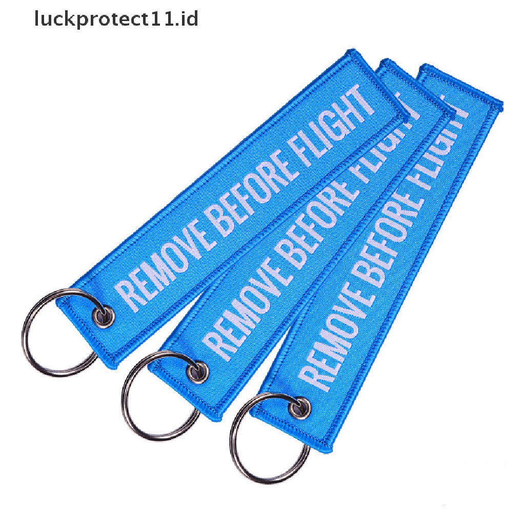 /Fashion Hot//// Lepas Sebelum Nyala Gantungan Kunci Keyring Polyester Bordir Pesan13 * 3CM.