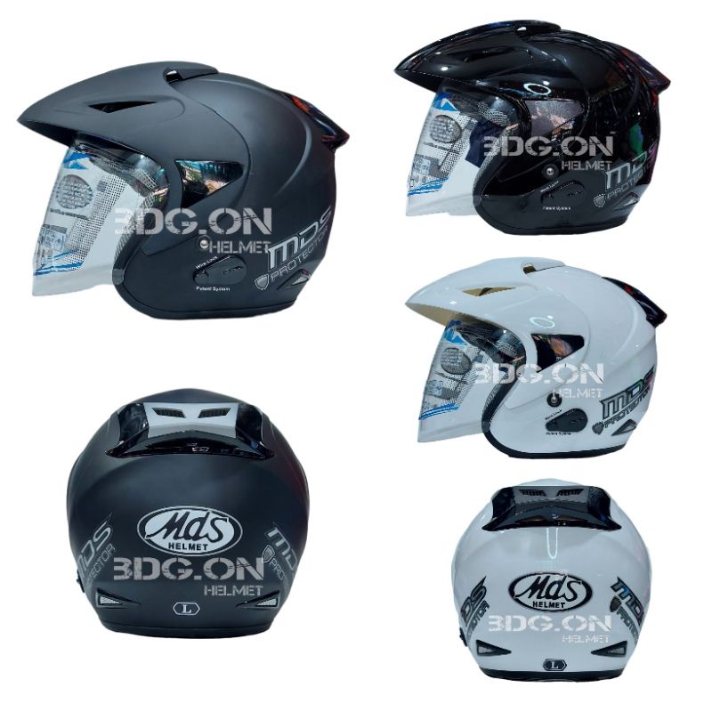 Helm Half Face MDS PROTEKTOR Solid Original