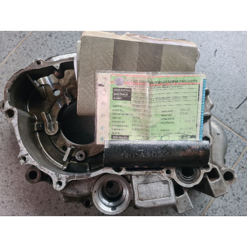 blok rengkes mesin tiger revo 2006 dan surat legal