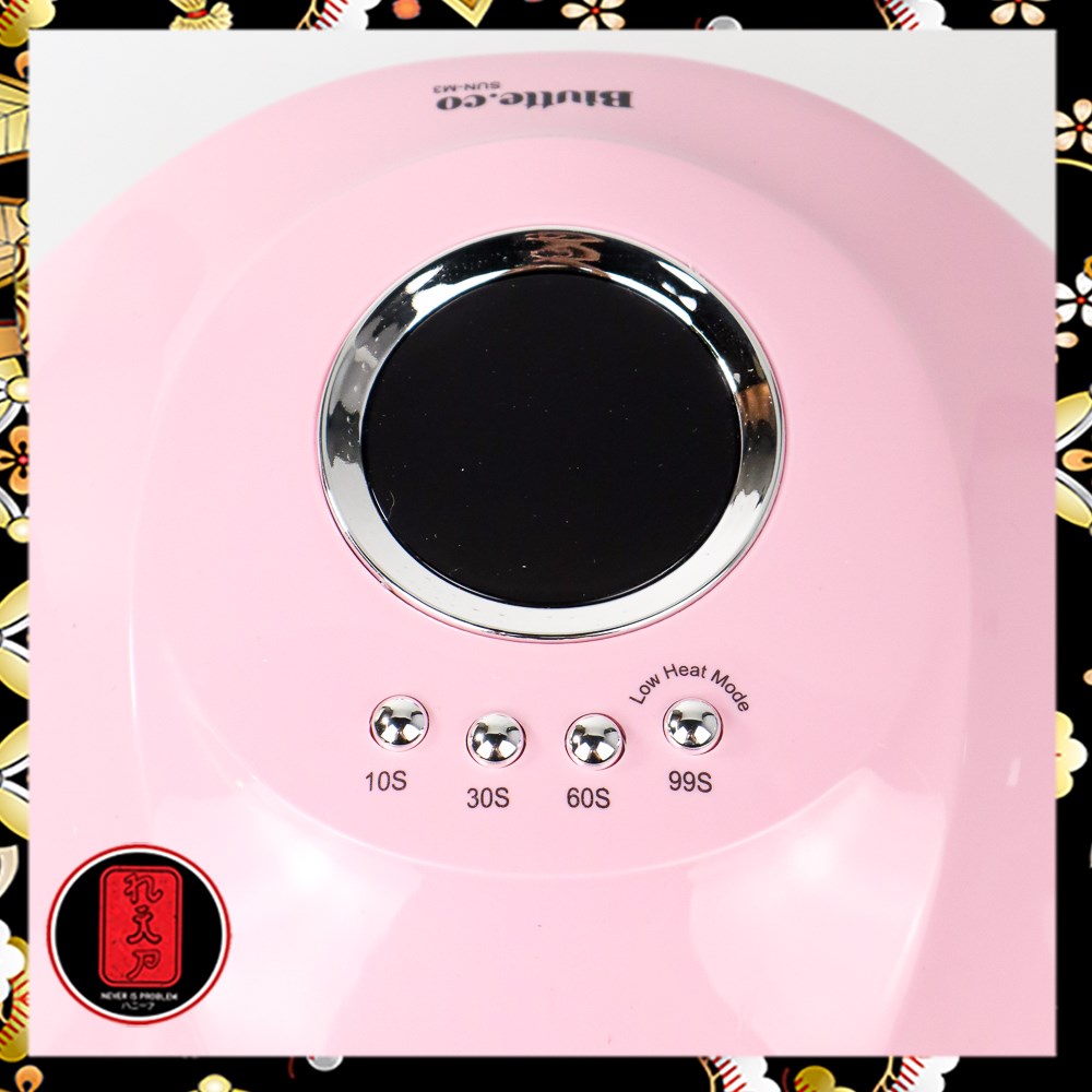 Biutte.co Pengering Kutek Kuku UV LED Nail Dryer 45LED 180W - SUN-M3 - Pink