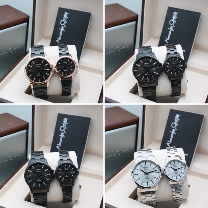 [ ORIGINAL ] Jam Tangan Couple Alexandre Christie 1034 AC 1034 Couple