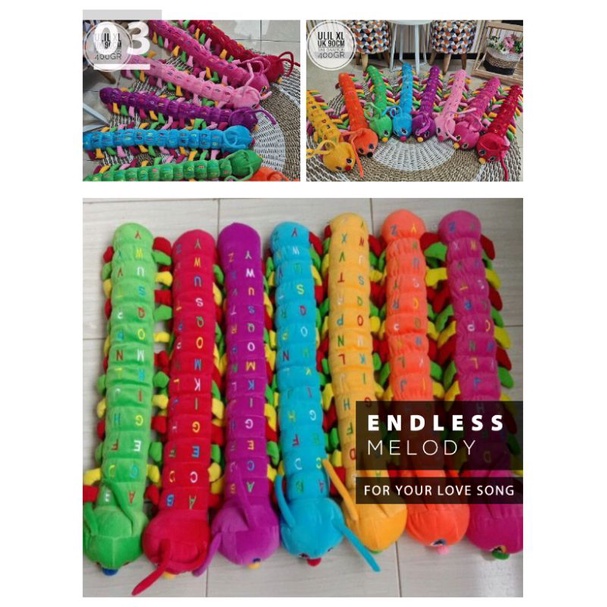 boneka ulil/kaki seribu alfa bait boneka hiasan dasbord mobil