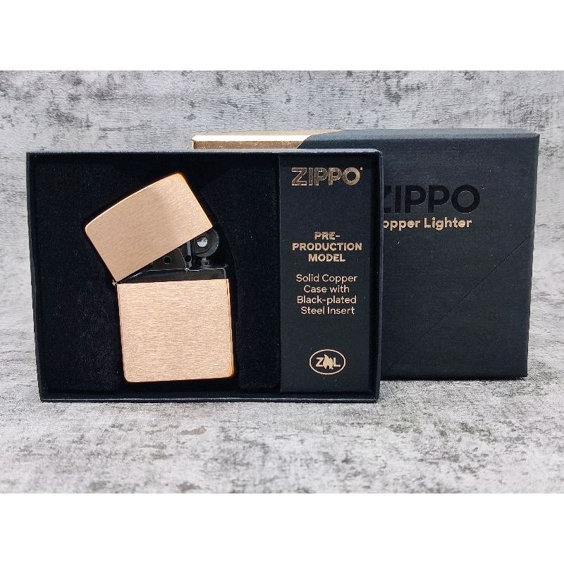 Zippo 48107 Reg Brushed Copper Original