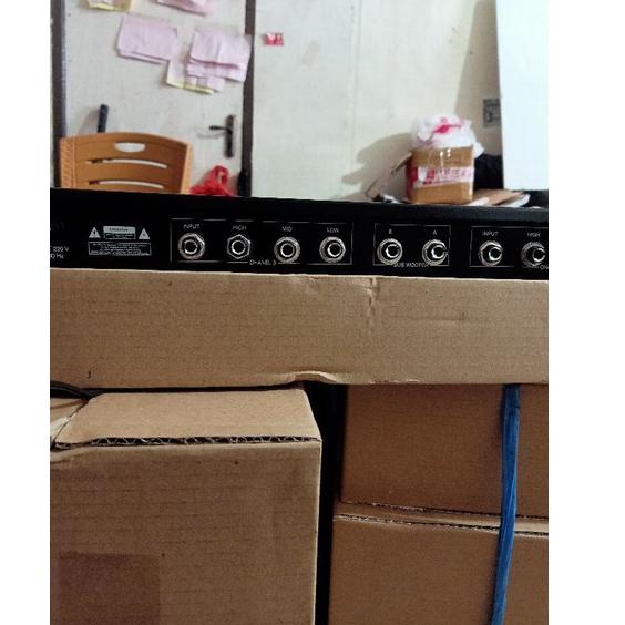 Harga TERMURAAH.. crossover aktif 4 way subwoofer CR crosover aktif sound system audio