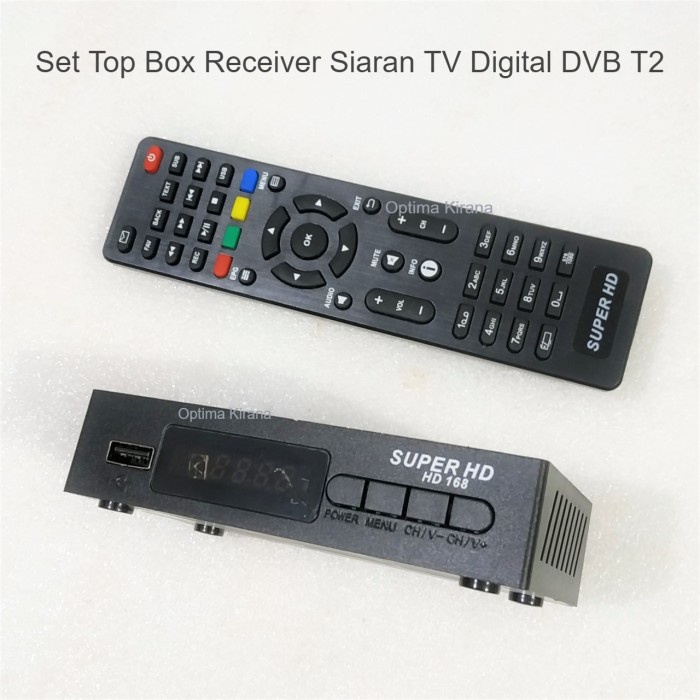 Set Top Box STB Receiver Digital TV Tuner Box 1080P DVB-T2 Super HD