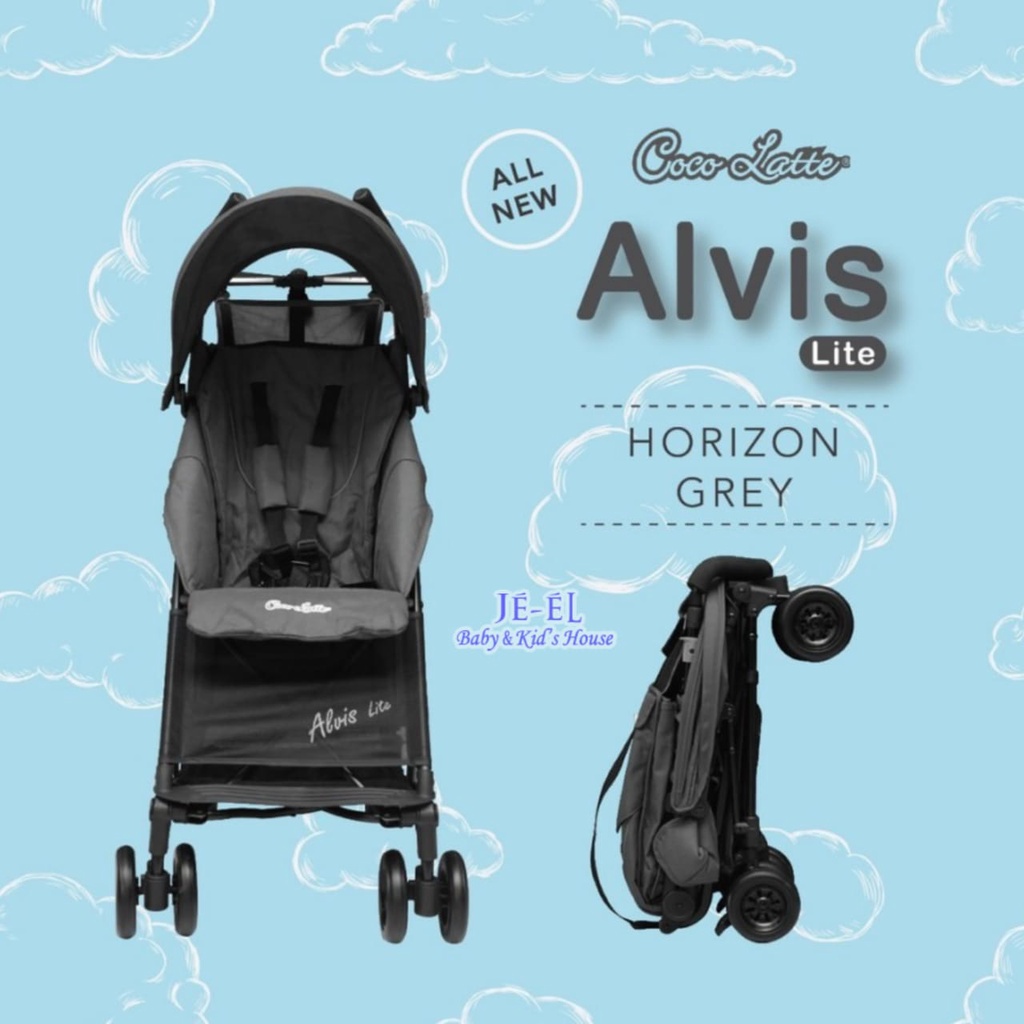 Cocolatte Stroller New Alvis Lite CL - KS85ML / stroller cabin size Cocolatte