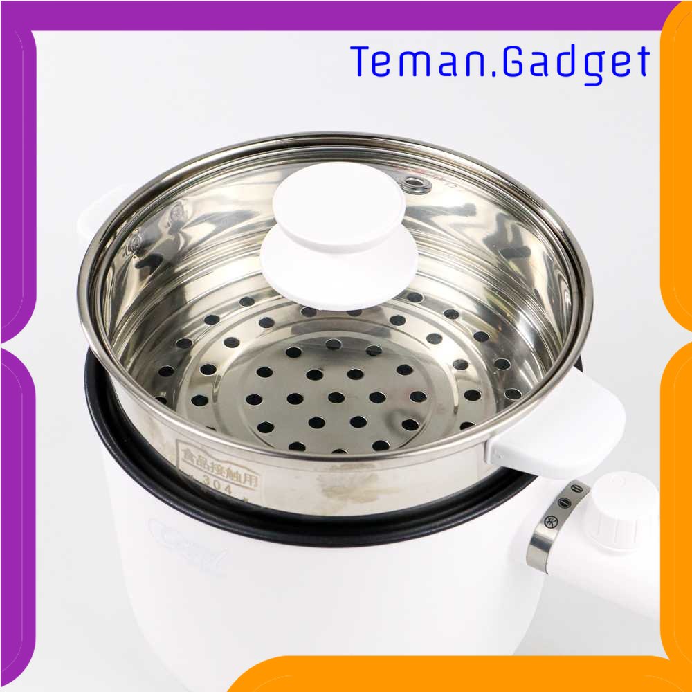 TG - DPR Ceool Panci Listrik Pot Electric Cooker 1.5L with Steamer - AJL-10B-1