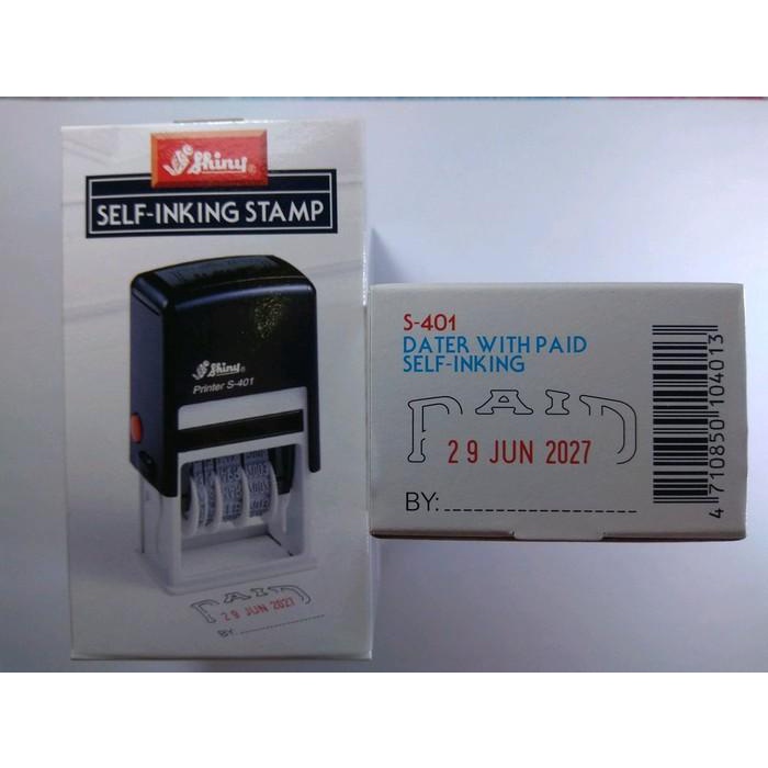 

Stempel Paid Tanggal Shiny S-401