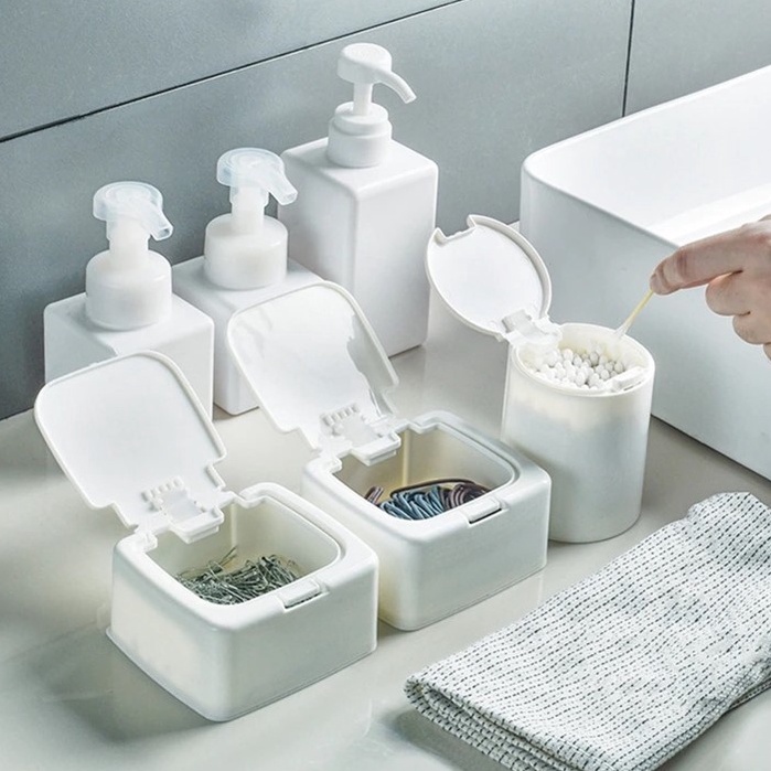 JAVASHOP Tempat Penyimpanan Serbaguna Kotak Cutton Bud Kapas Storage Box