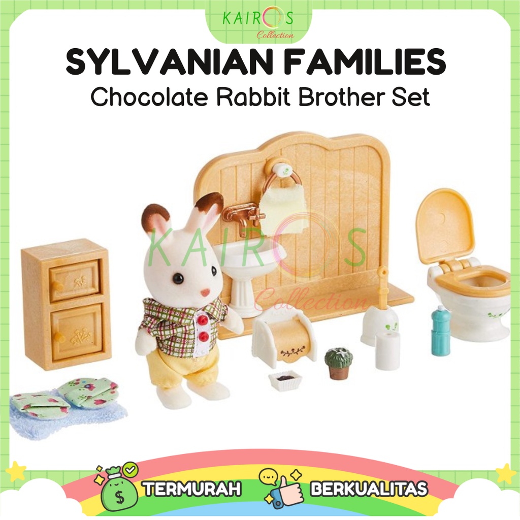 Sylvanian Families Chocolate Rabbit Brother Set