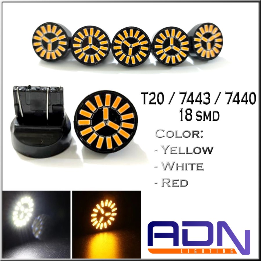 ADN.in led Rem Sein Mundur T20 7443 7440 18 SMD 3014 MOBIL MOTOR