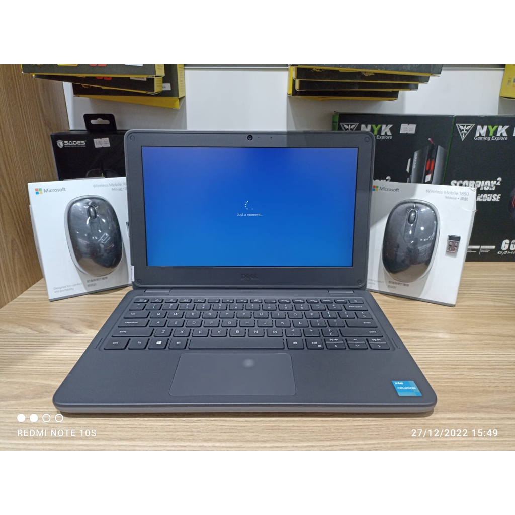 Laptop Baru Dell Latitude 3120 Intel N6000 RAM 8GB 128GB 11.6&quot; Inch Windows 11 Pro