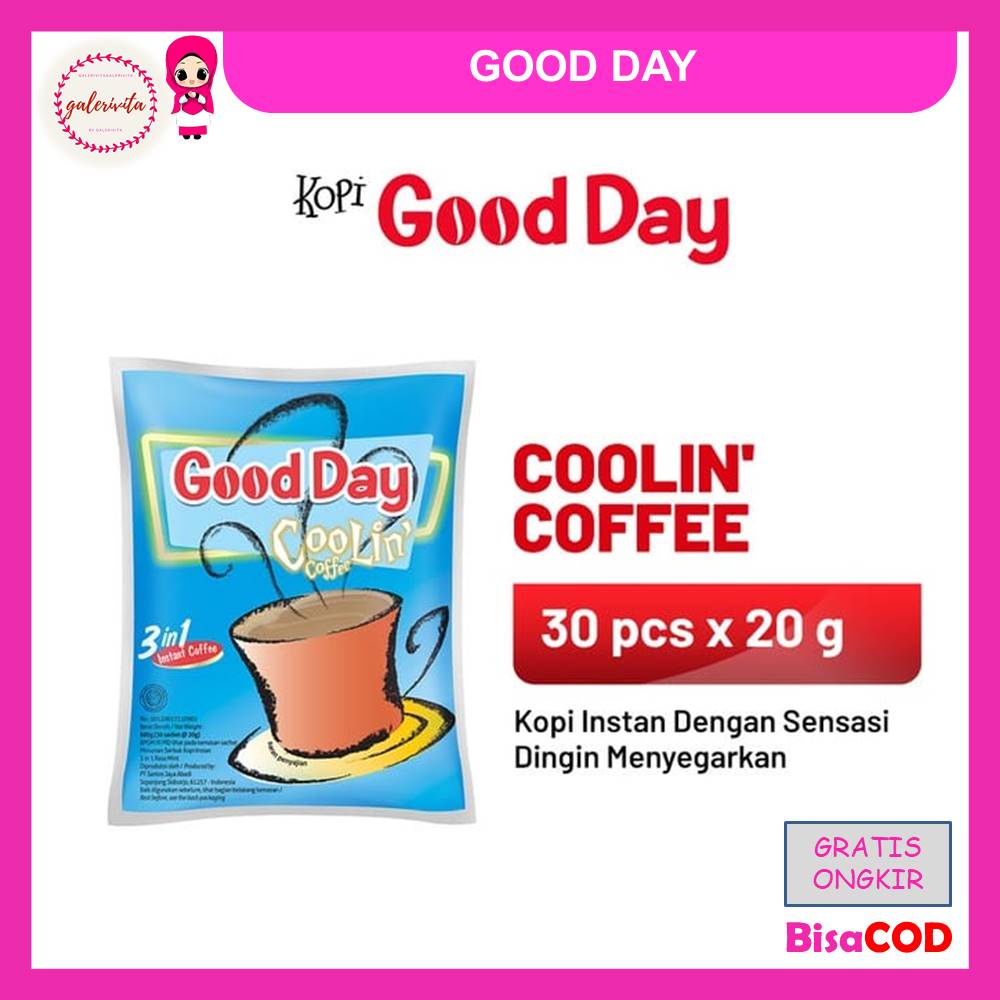 

Good Day Coolin 1 Bag ( Isi 30 Pcs x 20 Gram )
