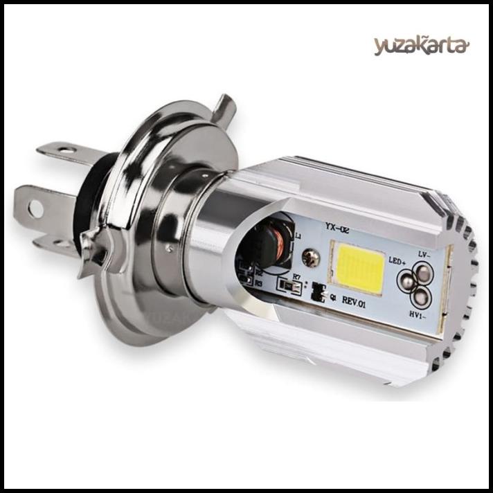 Lampu Motor H4 Headlight Led Hs1 6W 6500K