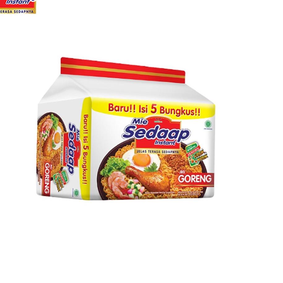 

7.7 SALE SEDAAP Mie Instan Goreng Isi 5 Bag 90GR