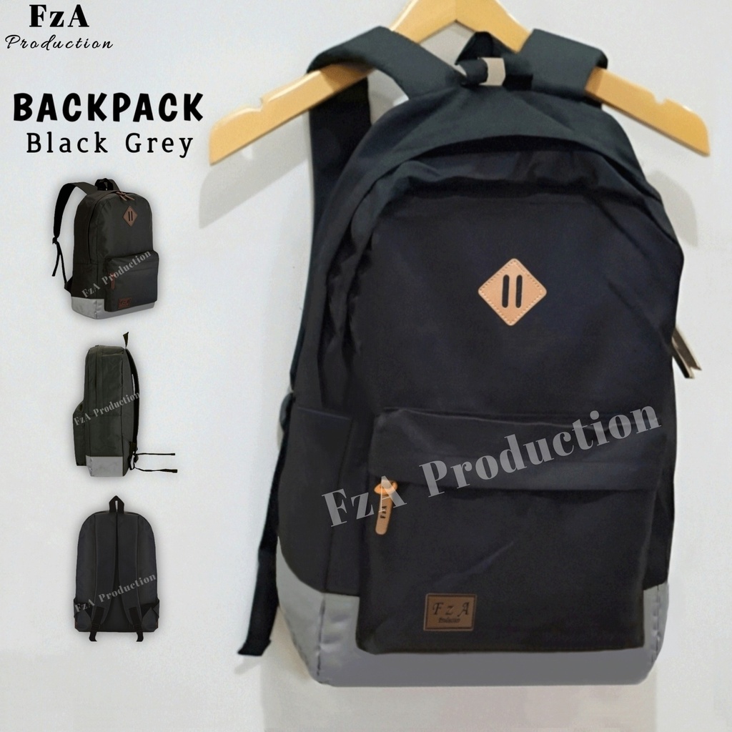 FzA Official - Tas Ransel Distro Original Casual pria Wanita / Tas Ransel Laptop / Backpack Sekolah Kuliah Distro Original Tas Punggung Laptop - BGR