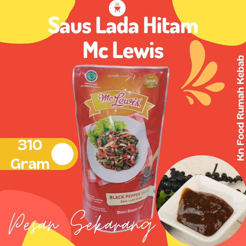 

Mc Lewis Blackpepper Sauce 310 gr