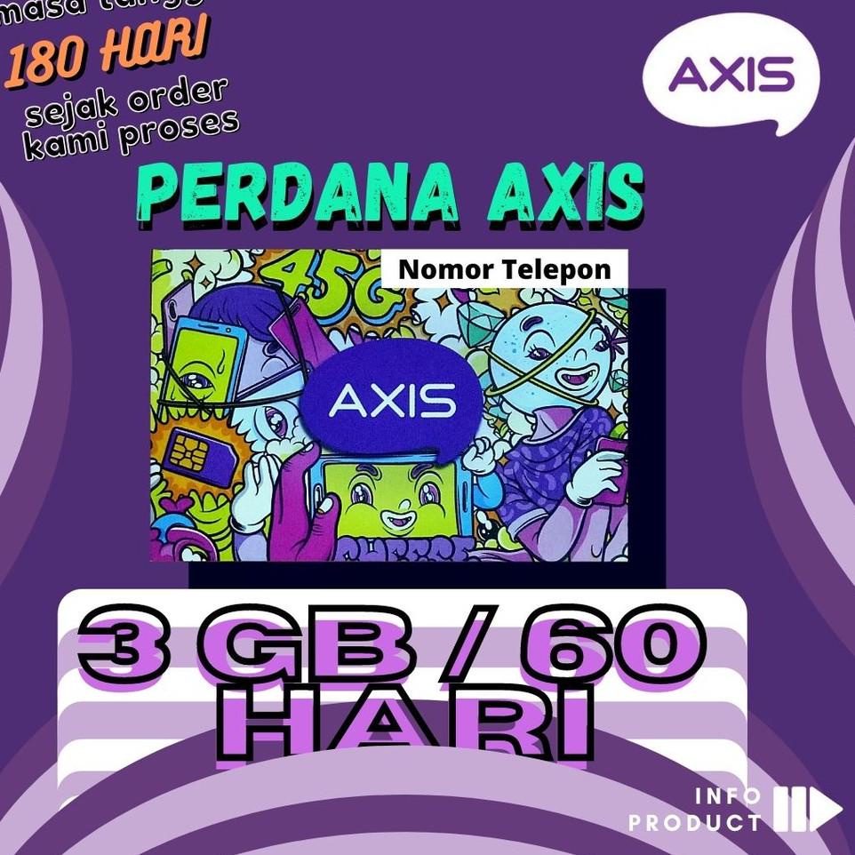 ⇟ Kartu Perdana Axis 5 GB 60 Hari Fisik | Paket Data Axis 5 GB ㅚ