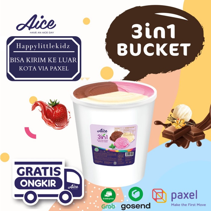 

Es Krim Aice Ice Cream Eskrim Ember Galon 8 Liter - 3 in 1