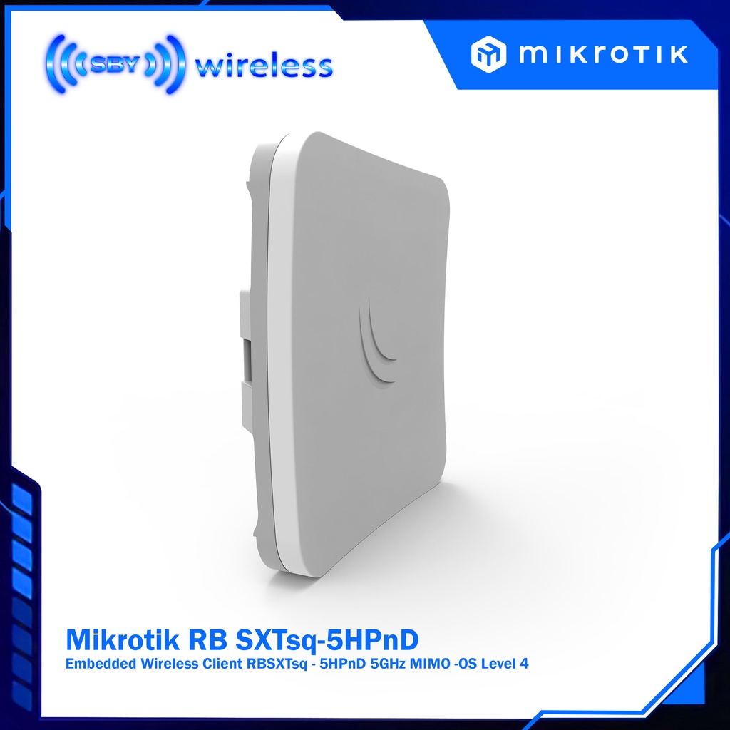 Mikrotik RB SXTsq-5HPnD - Embedded Wireless Client RBSXTsq - 5HPnD 5GHz MIMO -OS Level 4