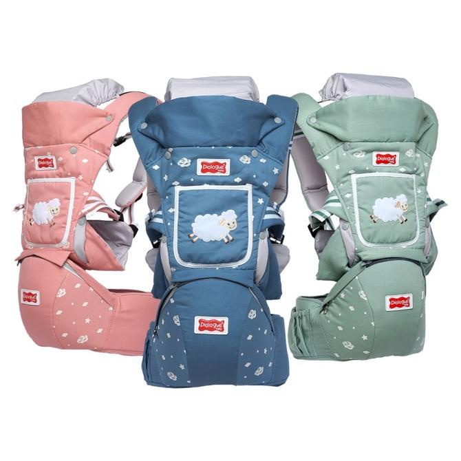 DIALOGUE BABY GENDONGAN HIPSEAT BAYI 10IN1 SHEEP SERIES ORIGINAL