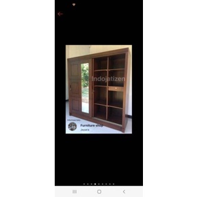 lemari pakaian kayu jati jepara