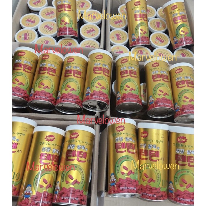 TENTEN CHEWABLE VITAMIN 120PCS ORIGINAL KOREA