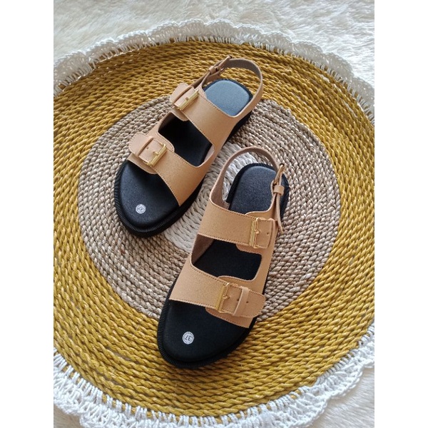 ORLIN SANDAL TALI WANITA KREM