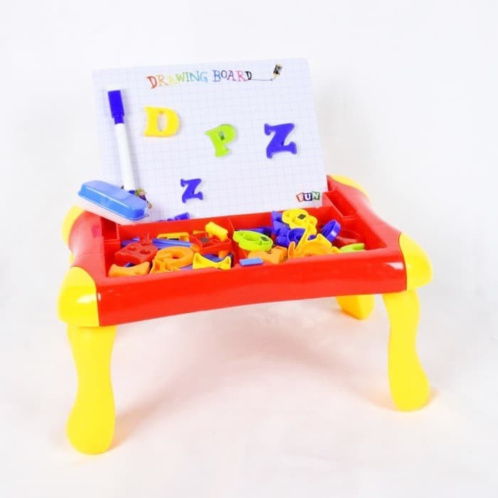 Mainan Anak Magnetic Sketchpad Board Papan Tulis Magnet 2 In 1