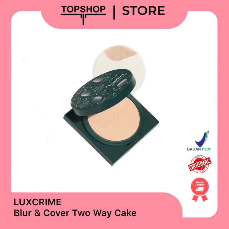 Luxcrime Blur &amp; Cover Skin Two Way Cake