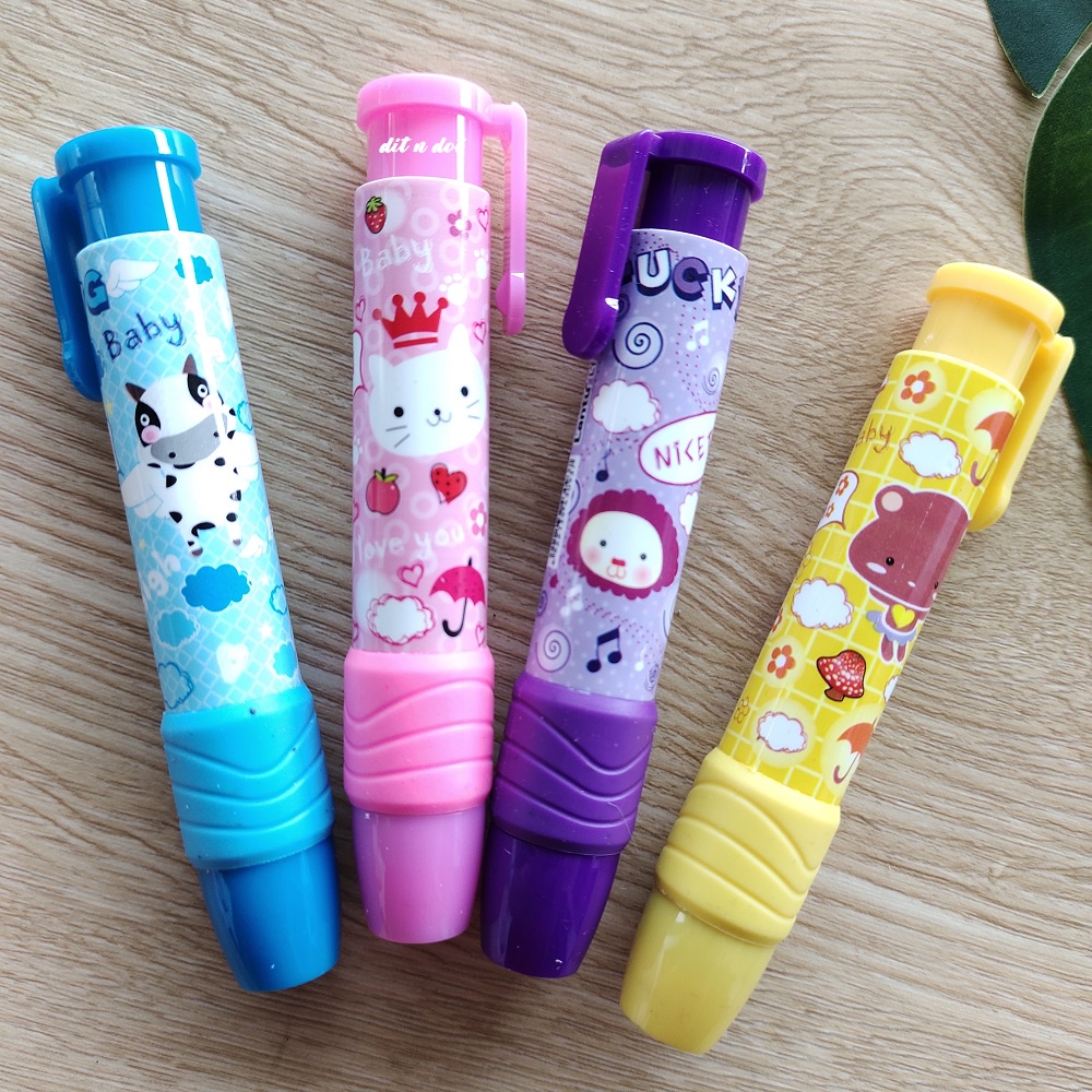 

Penghapus Pensil Lantu Stik Bisa Cetek Karakter Motif Kartun Tidak Meninggalkan Serpihan Bahan Penghapus Karet Mekanik Eraser Pensil Aesthetic