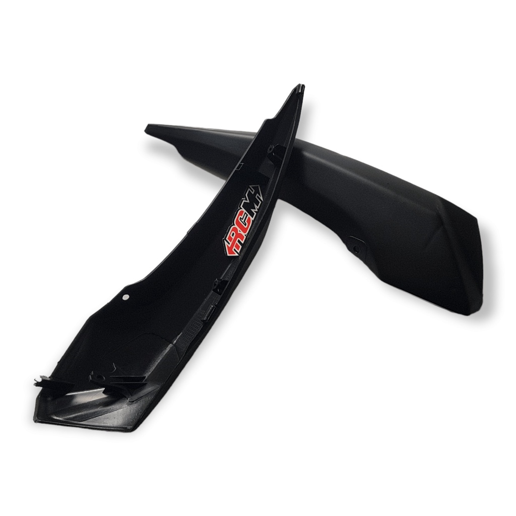 SEPASANG SAMBUNGAN COVER R RR SIDE SAMPING KANAN KIRI BODY BODI BELAKANG BLKG BLK KECIL SMALL HONDA BEAT FI F1 INJEKSI INJECTION 2013 2014 2015 HITAM BLACK BEST QUALITY BAHAN TEBAL JAMINAN KUALITAS