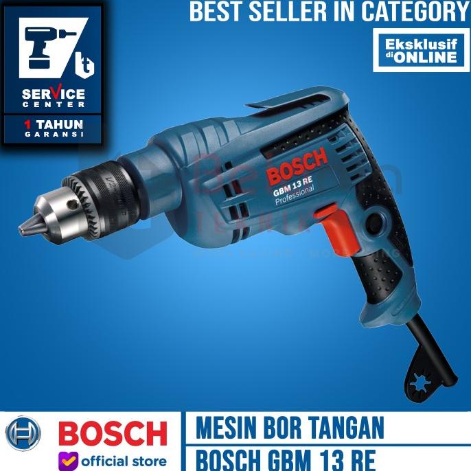 Bosch Mesin Bor Tangan Listrik GBM 13 RE 600 Watt GBM13RE belanjate77 dijamin