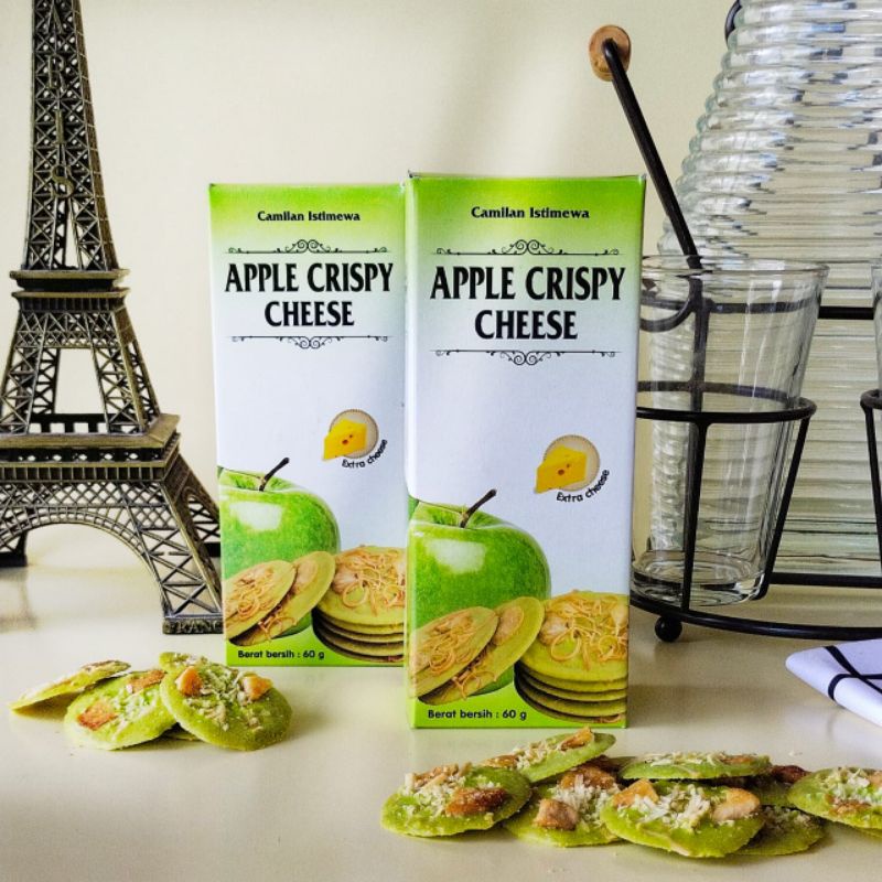 One Mandiri Sukses - Oleh Oleh Khas Malang Batu Paket Box  [ D ]  - ISI : Apple Crispy , Dodol Apel , Rainbow Horn