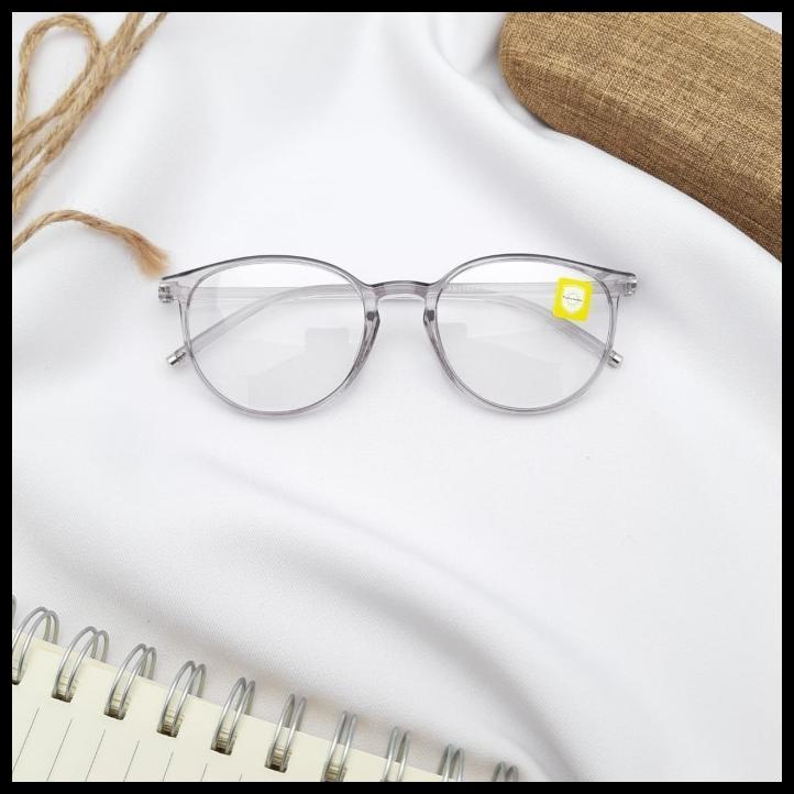 Kacamata Photocromic Wanita Frame 21471 Clear/Bening Bisa Minus/Plus